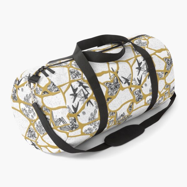 Item preview, Kintsugi - Gray on White designed and sold by bmfabricdesigns.