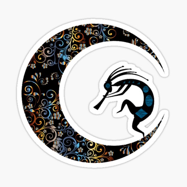 Crescent Melody Sticker