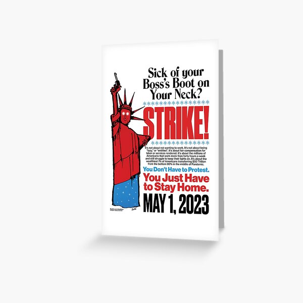 General Strike 2023 Greeting Card