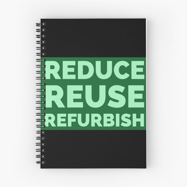 Item preview, Typography Reduce Reuse Refurbish (green version) designed and sold by bewareofpossum.