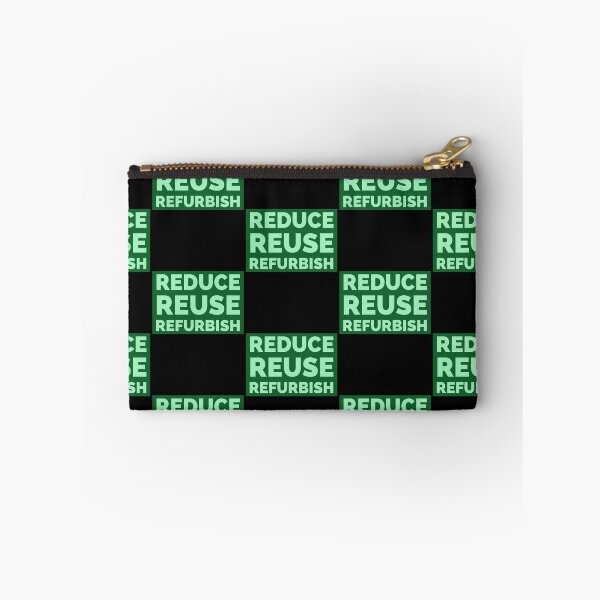 Item preview, Typography Reduce Reuse Refurbish (green version) designed and sold by bewareofpossum.