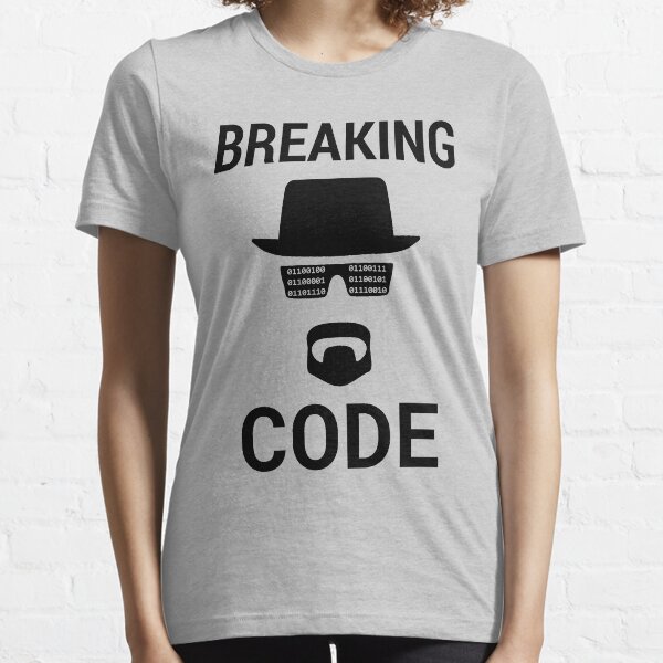 Breaking Code - Black Design for Computer Security Hackers Essential T-Shirt