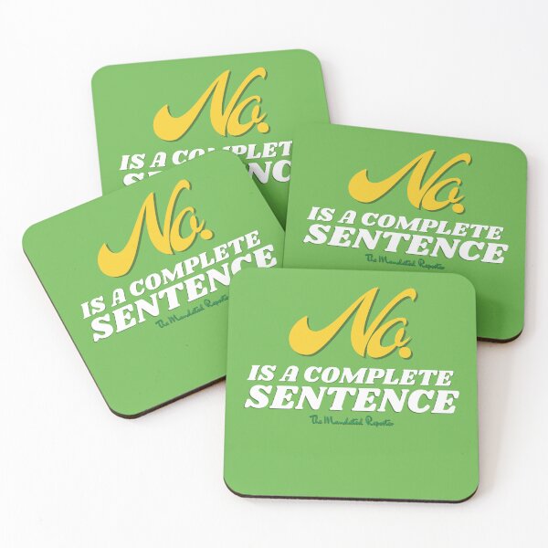 Item preview, No, is a Complete Sentence - Lime and Lemon designed and sold by TheReporter1.