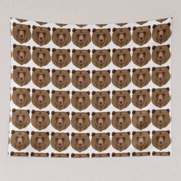 Item preview, Cansado Angry Grizzly Brown Bear designed and sold by MurphyMorganGifts.