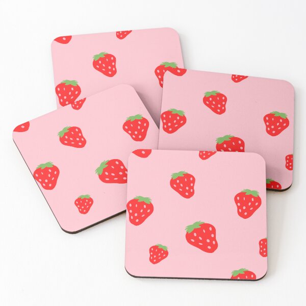 Item preview, repeating strawberry design  designed and sold by lotsofniches.