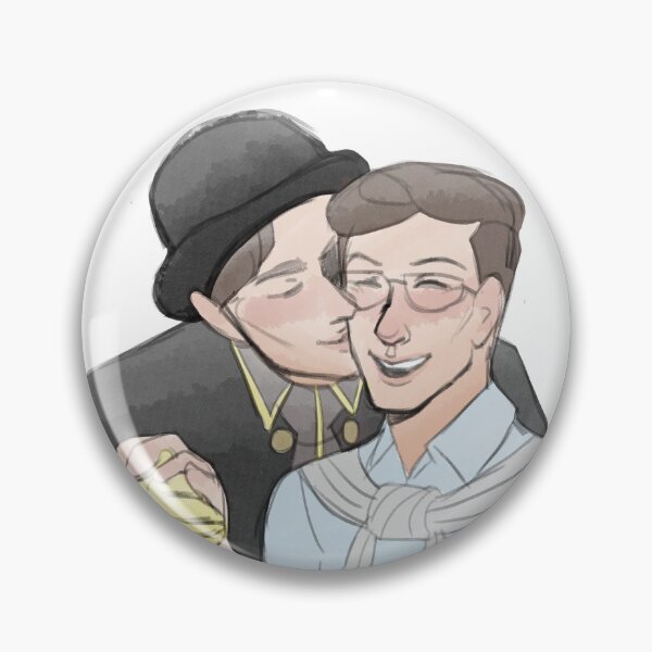 Item preview, Soft kiss on the cheek - Moceit (Sanders Sides) designed and sold by Rosalynd Byass.