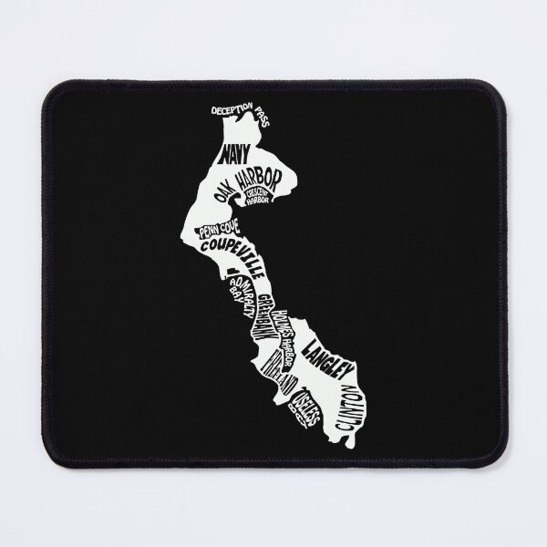Item preview, Whidbey Island Map designed and sold by Dierk Reuter.