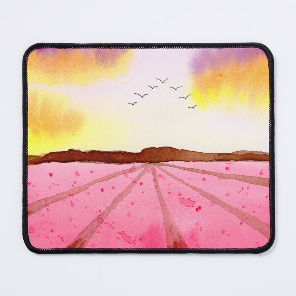 Item preview, red flower field designed and sold by Sonderblume.