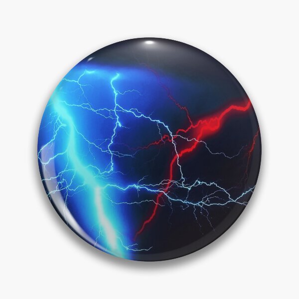 Item preview, Red & Blue thunder storm designed and sold by Acestas-1.