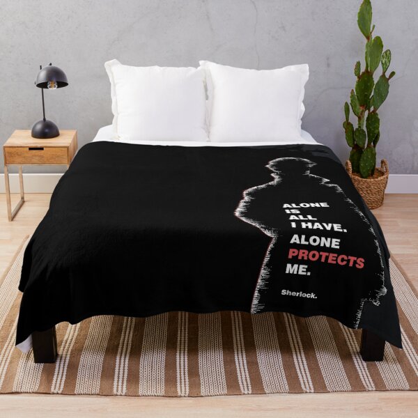 Item preview, Sherlock quote - Alone is All I have designed and sold by FanitsaArt.