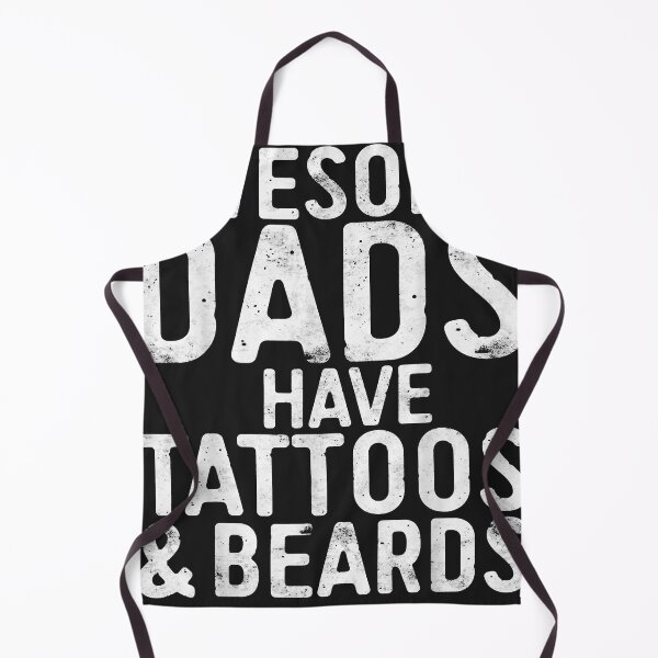 Item preview, Mens awesome dads have tattoos and beards father's day designed and sold by AustinRiggle1.