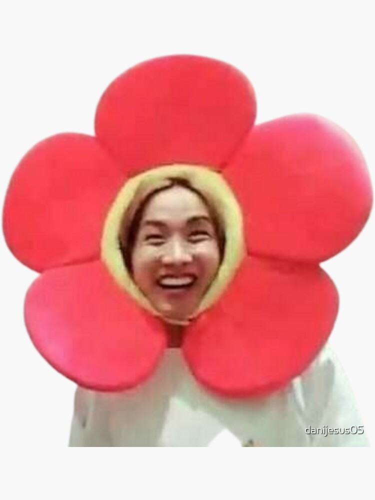 "Jhope flower meme" Sticker for Sale by danijesus05 Redbubble