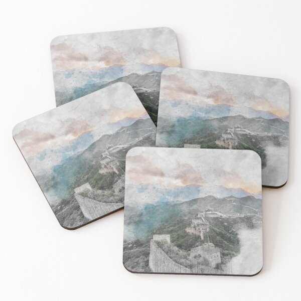 Item preview, Watercolor great wall of china designed and sold by elgreko.