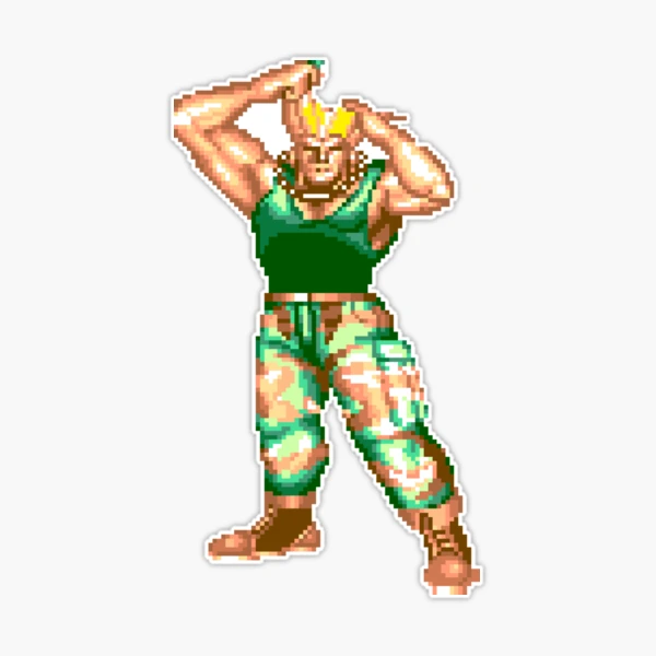 Guile Stance Trophy SFEX - Animated GIF by SFWoWR on DeviantArt