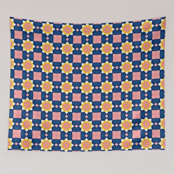 Item preview, Heartening and Audacious Sunshiny-Colored Regular Pattern 147 designed and sold by Shape-And-Color.