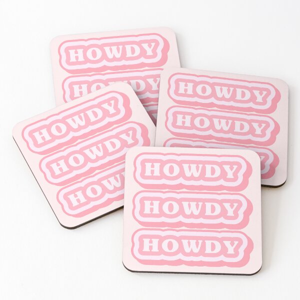 Item preview, Howdy Retro Typography Pink designed and sold by Freshfroot.