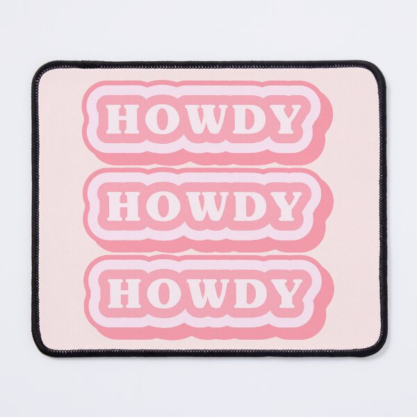 Item preview, Howdy Retro Typography Pink designed and sold by Freshfroot.