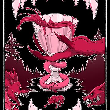 Artwork thumbnail, The Hunt "Tarotesque" - (Dark) by RustyQuill