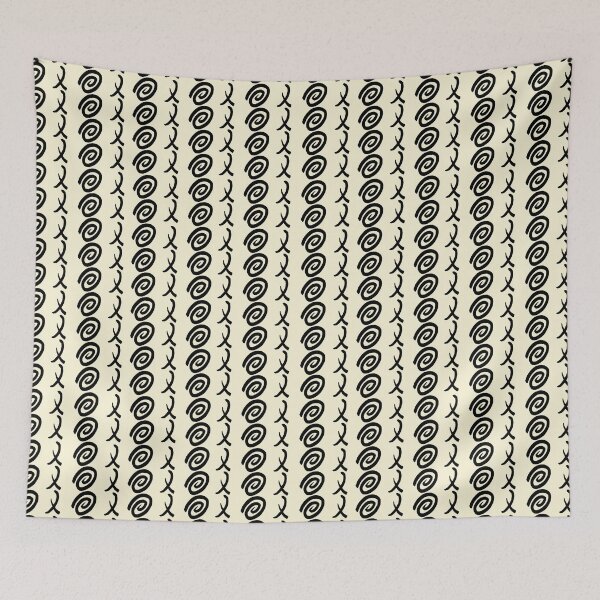 Item preview, Hugs and Kisses Black on Ivory Pattern designed and sold by missdebi27.
