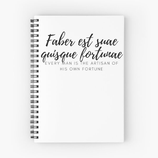 Item preview, Faber est suae quisque fortunae. - Every man is the artisan of his own fortune. designed and sold by Univers Gifts.