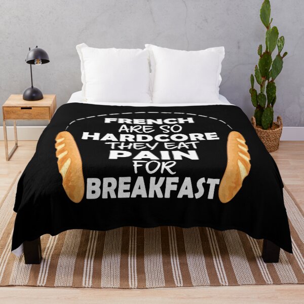 Item preview, French People Eat Pain For Breakfast - Funny French Bread designed and sold by TheInkElephant.