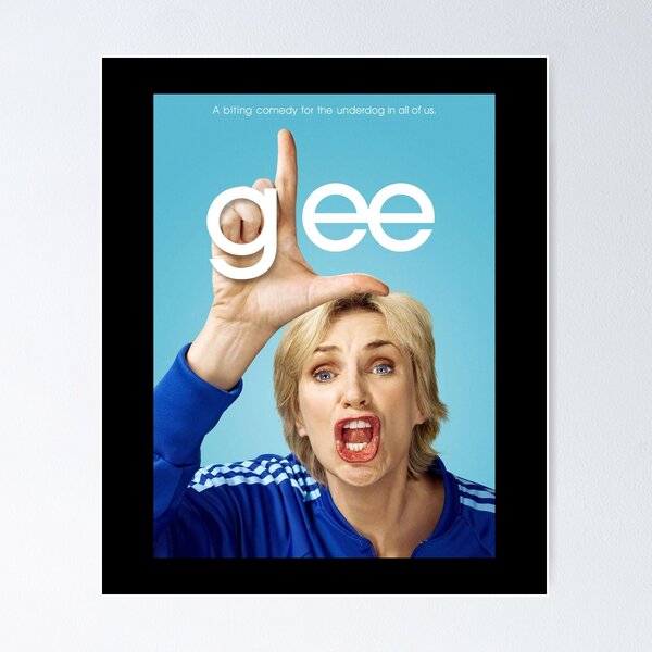 Glee Jane Lynch as Sue Sylvester pretending to bite Chris Colfer