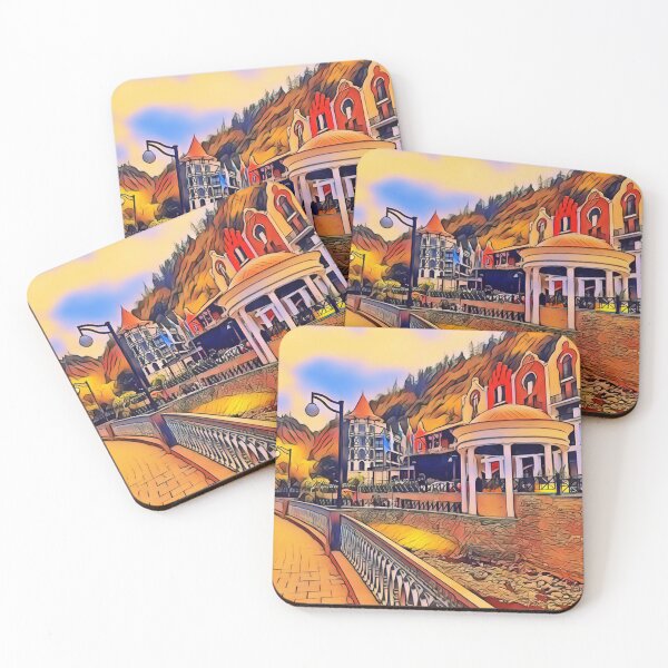 Item preview, Painting of Vintage buildings  designed and sold by Mialunaa.