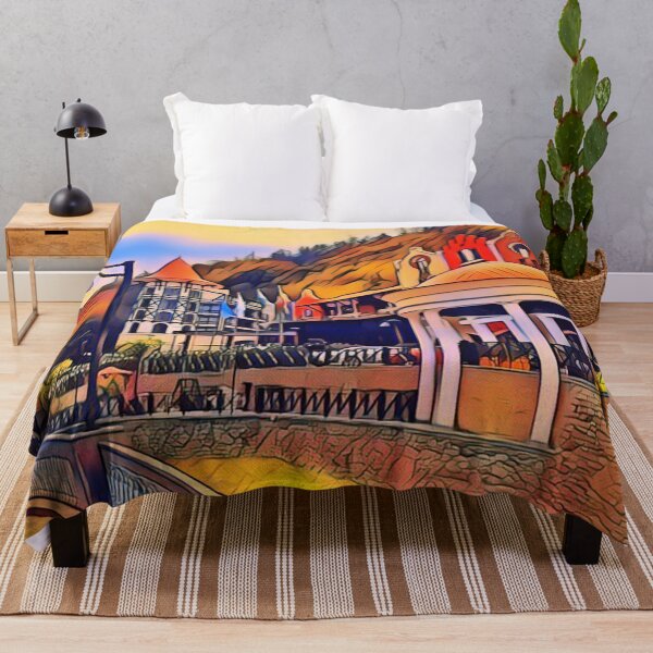 Item preview, Painting of Vintage buildings designed and sold by Mialunaa.