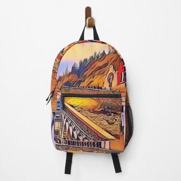 Item preview, Painting of Vintage buildings designed and sold by Mialunaa.