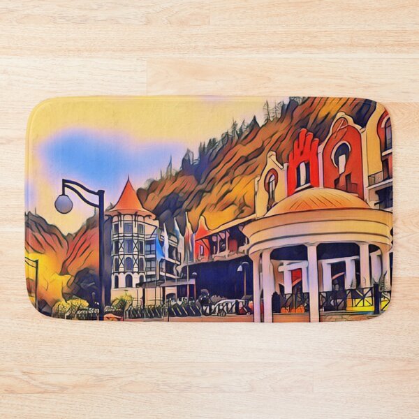 Item preview, Painting of Vintage buildings  designed and sold by Mialunaa.