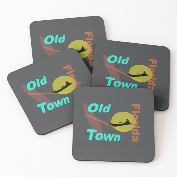 Item preview, Old Town Florida abstract design designed and sold by lobodelnoir.