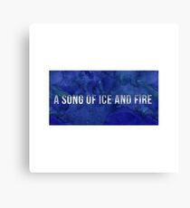 A song of ice and fire Canvas Print