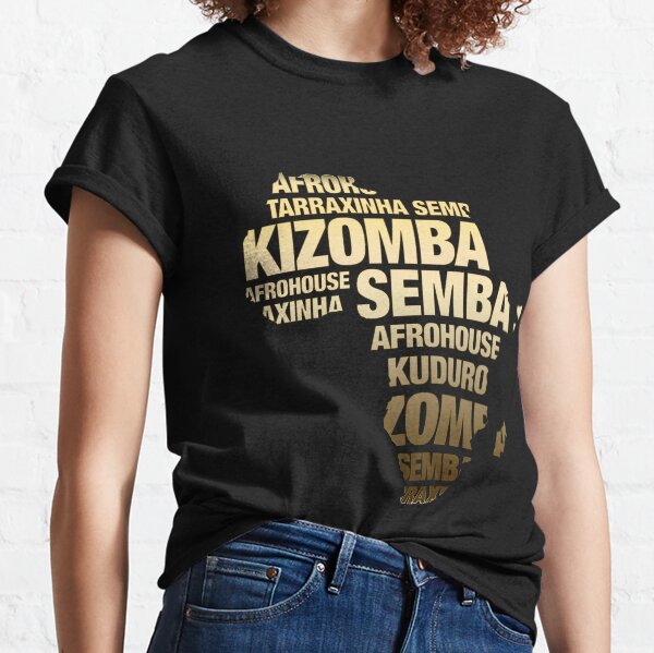 mapa de oro kizomba Camiseta clásica
