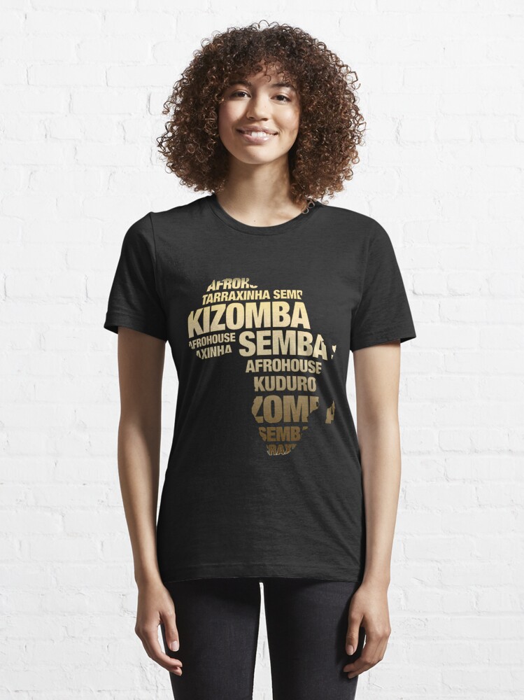 Map Kizomba Gold T Shirt For Sale By Feelmydance Redbubble Kizomba T Shirts Salsa T