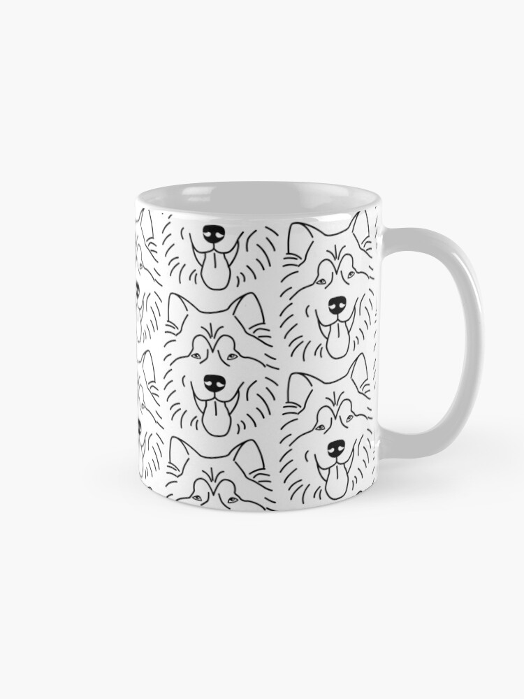Thumbnail 5 von 6, Kaffeebecher, alaskan malamute designt und verkauft von dog-shirt.
