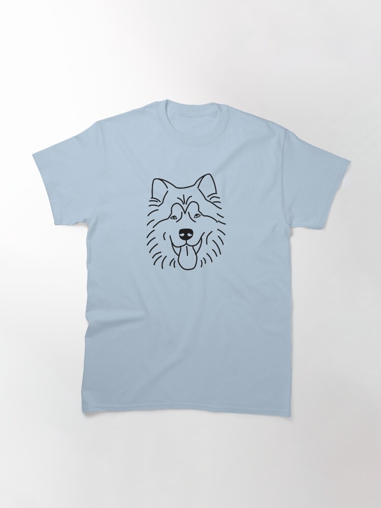 Thumbnail 3 von 7, Classic T-Shirt, alaskan malamute designt und verkauft von dog-shirt.