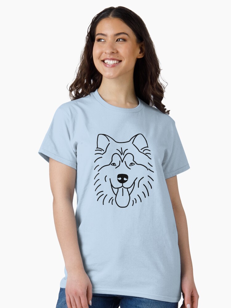 Thumbnail 2 von 7, Classic T-Shirt, alaskan malamute designt und verkauft von dog-shirt.