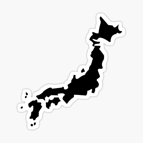 "japan map" Sticker for Sale by liro52 Redbubble