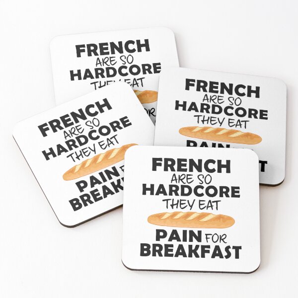 Item preview, French People Eat Pain For Breakfast - Funny French Bread designed and sold by TheInkElephant.