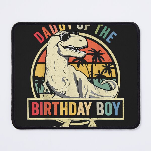 Item preview, Mens daddy dinosaur of the birthday boy dad matching family art designed and sold by GuntherTinoco1.