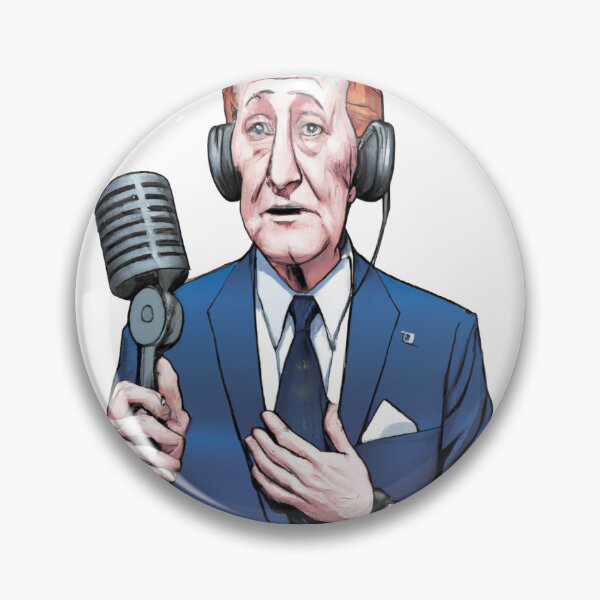 Item preview, Vin Scully Announcer Fan Art RIP Sports Commentator Podcast designed and sold by SmithDigital.