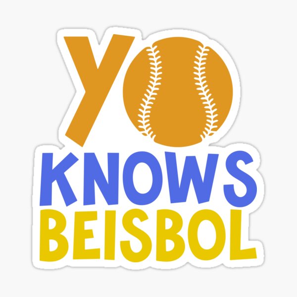 Item preview, Yo Knows Beisbol Funny Baseball designed and sold by stayle-line.