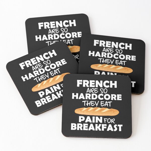 Item preview, French Eat Pain For Breakfast - Funny French Bread designed and sold by TheInkElephant.