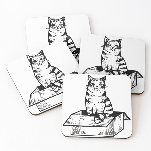 Item preview, Cat in box designed and sold by IronicEmpire.