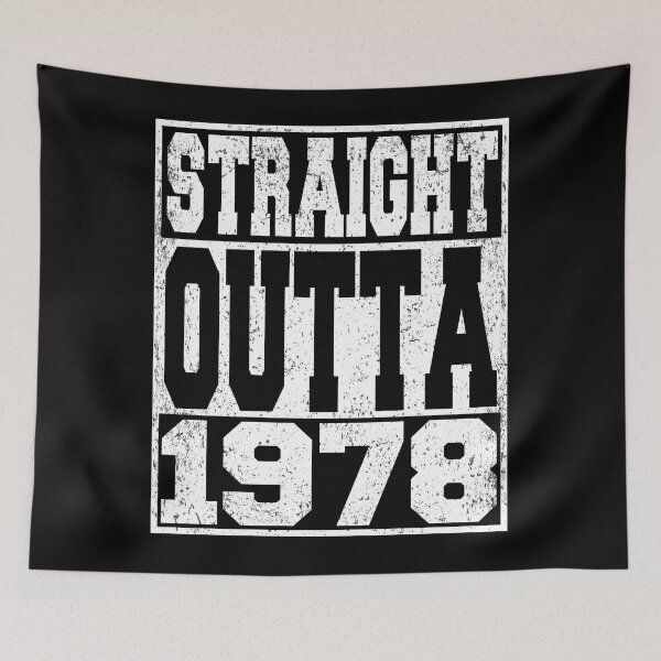 Item preview, Straight Outta 1978 Birthday Anniversary designed and sold by ARTZ84.