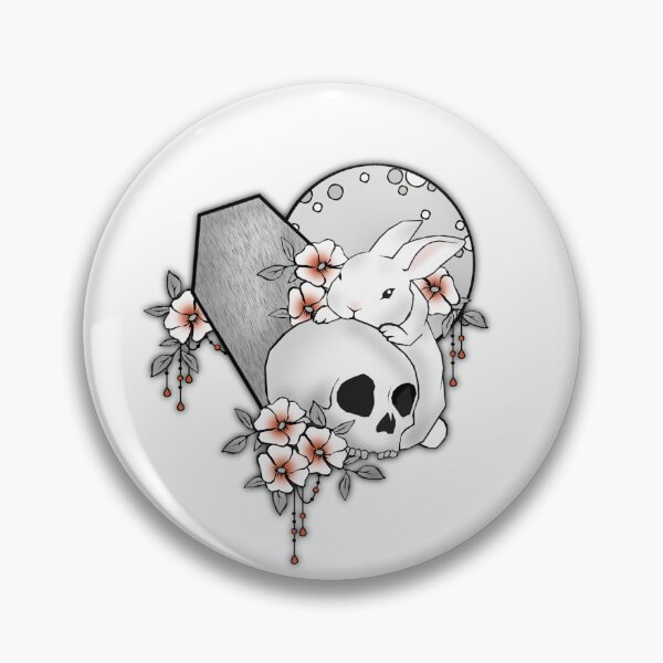 Item preview, Bunny and Skull  designed and sold by rockgem.