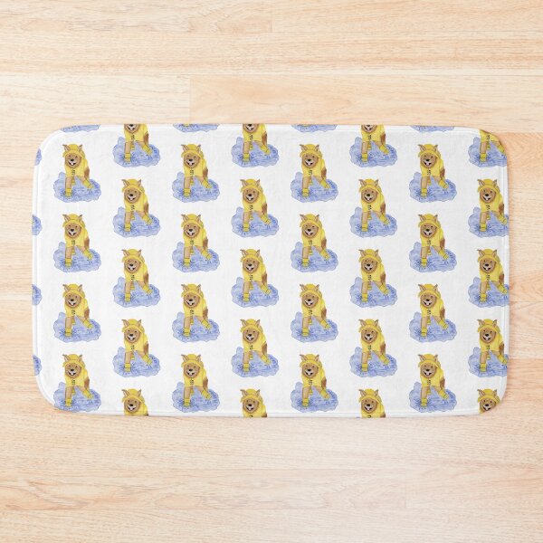 Item preview, Golden Puddle Pouncer designed and sold by PawsInTheGarden.