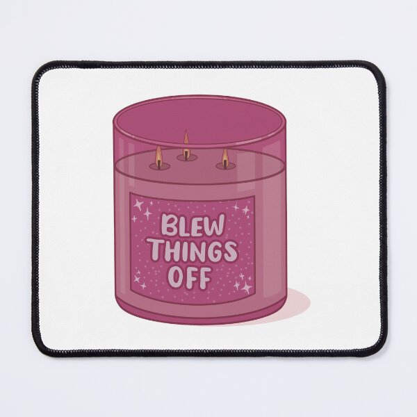 Item preview, Blew Things Off Candle Pink Design designed and sold by Dazzline Designs.