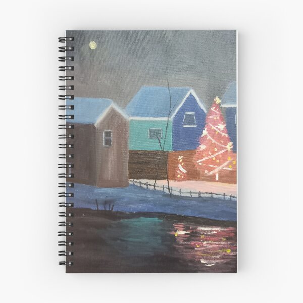 Item preview, Comfort under the cold Christmas moon designed and sold by LinaPark-Art.