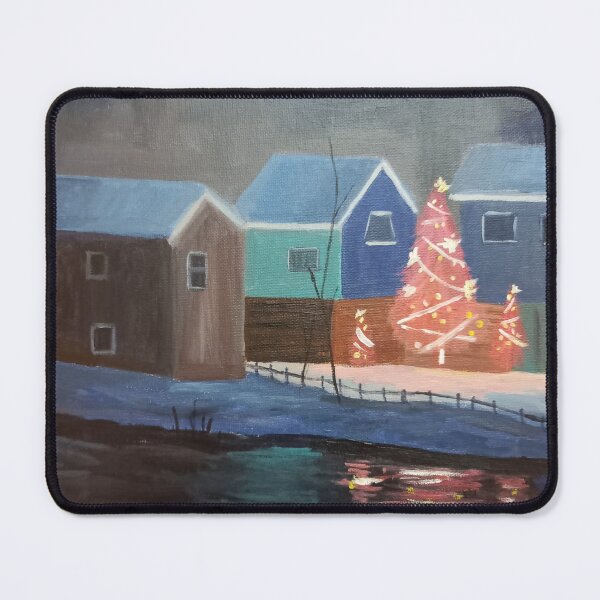 Item preview, Comfort under the cold Christmas moon designed and sold by LinaPark-Art.